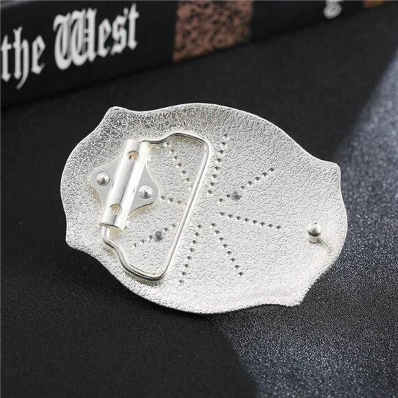 Western Belt Buckle Initial Letters ABCDMRJ to Z Cowboy Rodeo Small Gold Belt - Picture 6 of 7